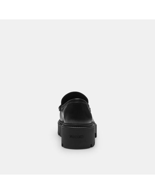 COACH Black Lucy Loafer