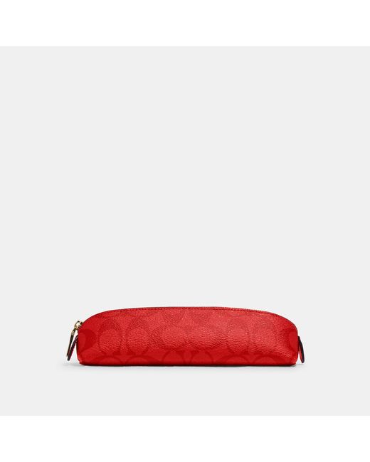 Coach Outlet Pencil Case In Colorblock 