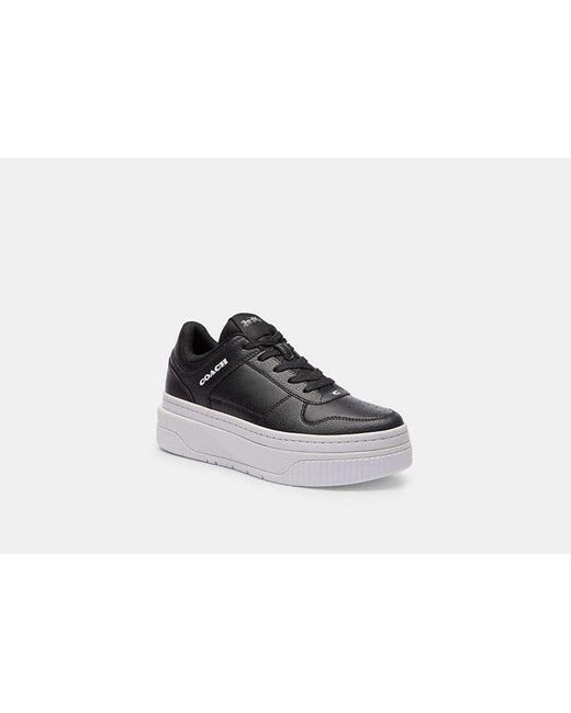 COACH Black Platform Sneaker