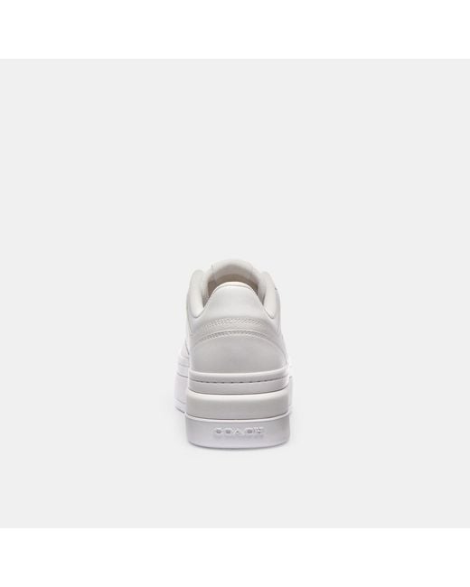 COACH White Platform Sneaker