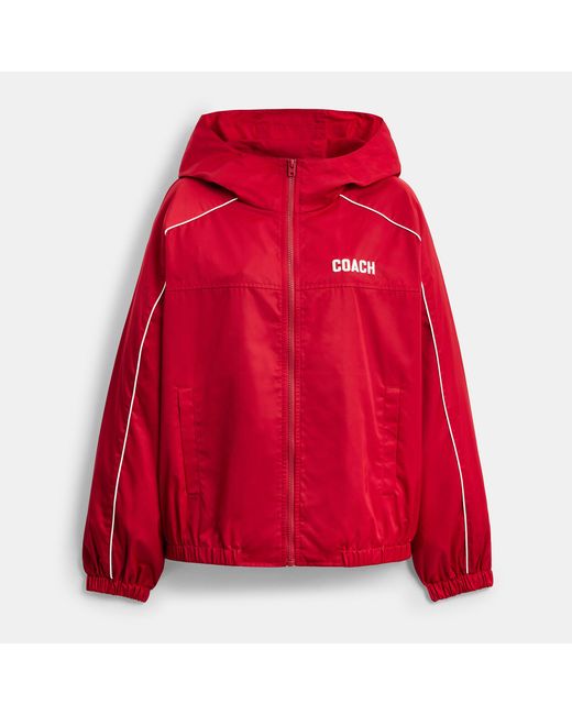 COACH Red Windbreaker