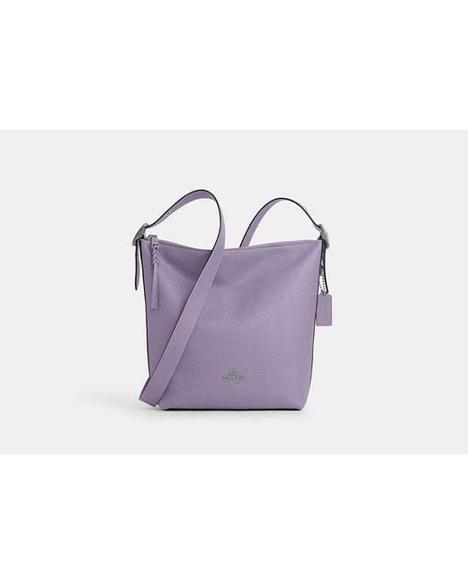 COACH Purple Val Duffle Bag