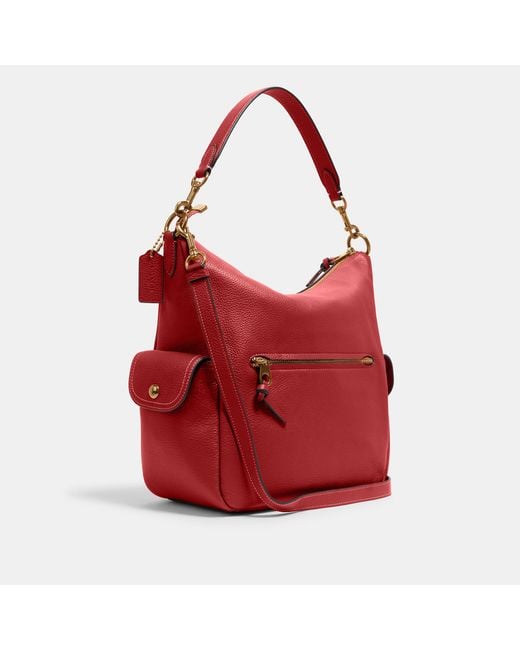 COACH Pennie Shoulder Bag in Red