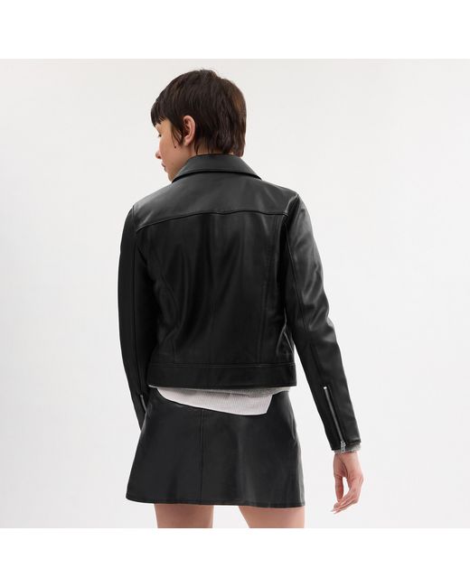 COACH Black Leather Jacket
