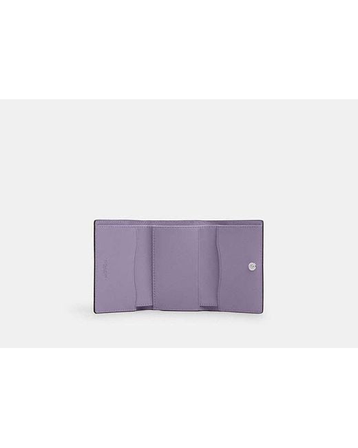 COACH Purple Micro Wallet