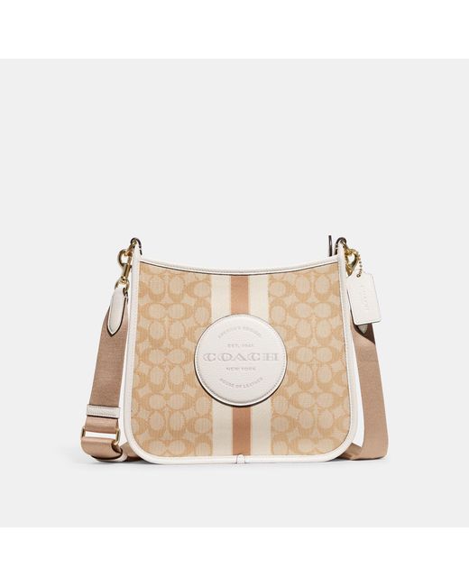 COACH Multicolor Dempsey File Bag In Signature Jacquard With Stripe And Coach Patch