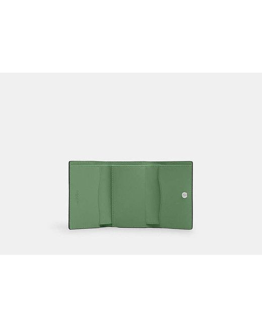 COACH Green Micro Wallet