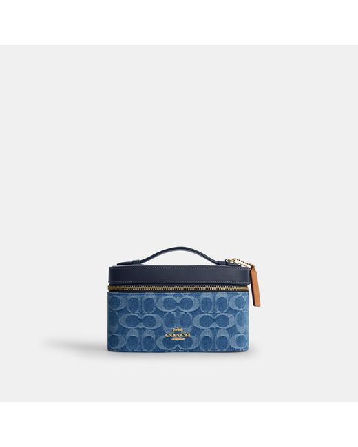 COACH Blue Cosmetic Case