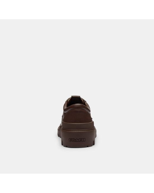 COACH Brown Cameron Derby for men