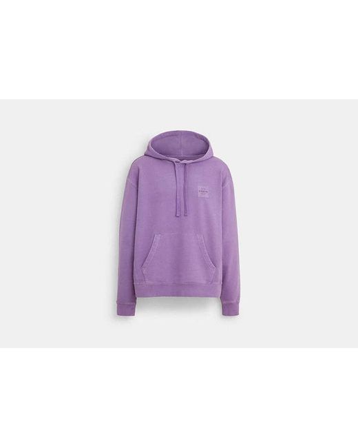 COACH Purple Hoodie for men