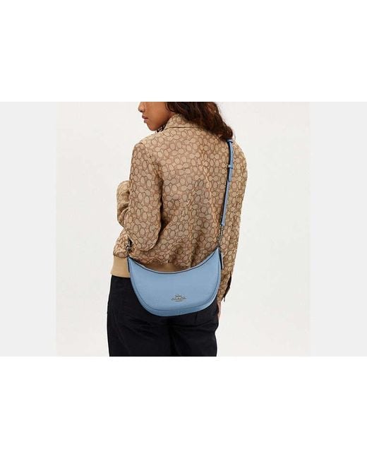 COACH Blue Aria Shoulder Bag