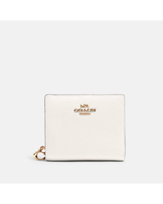 coach outlet white wallet