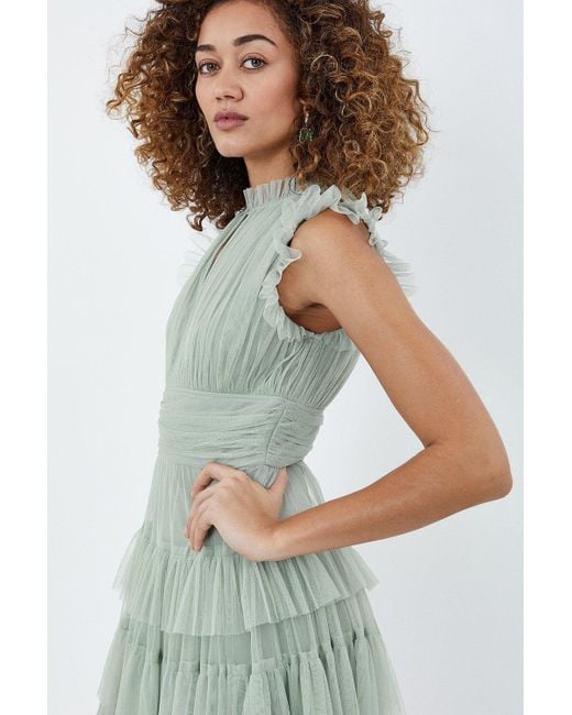 coast ruffle dress