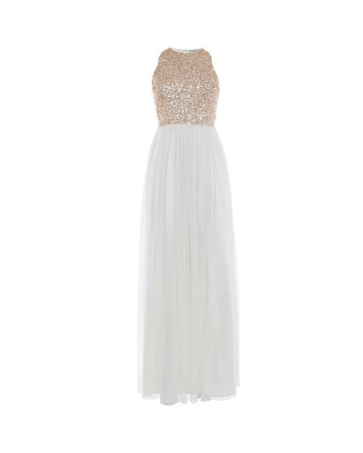 Coast Ru Sequin Tulle Prom Dress in Metallic | Lyst Coast Ru Sequin Tulle Prom Dress in Metallic | Lyst