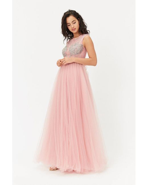 tulle maxi bridesmaid dress