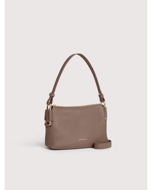 Coccinelle Natural Grained Leather Minibag Rebekka