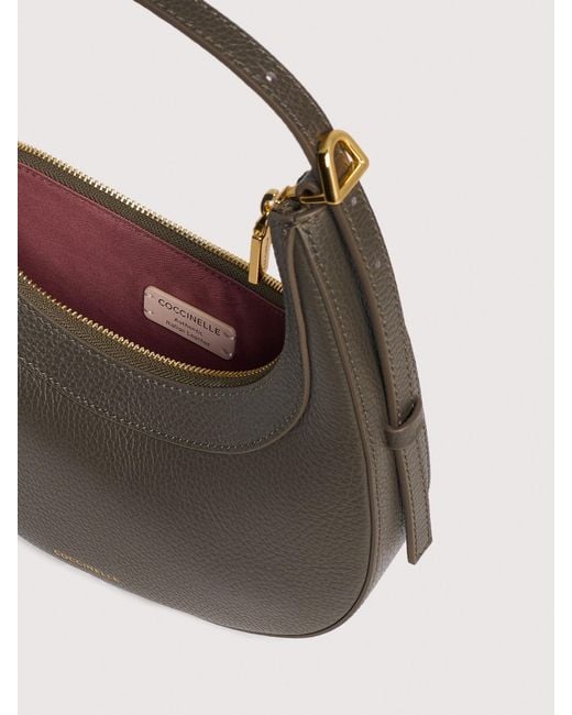 Coccinelle Multicolor Grained Leather Minibag Whisper Mini