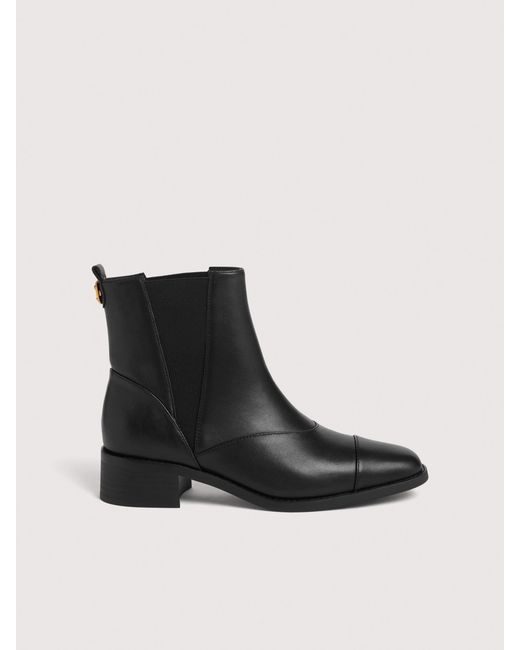 Coccinelle Black Smooth Leather Boots Nikla