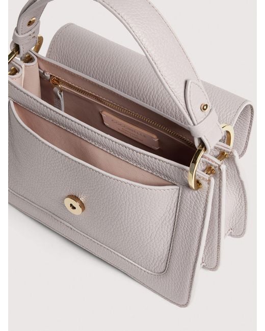 Coccinelle Natural Grained Leather Handbag C-Me Small