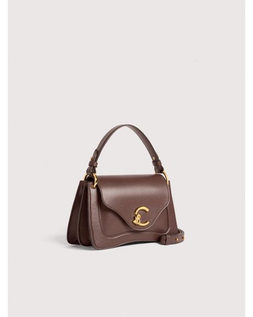 Coccinelle Multicolor Smooth Calf Leather Handbag C-Me Small