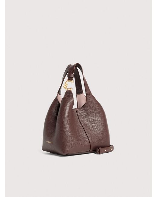 Coccinelle Multicolor Grained Leather Handbag C-Easy Small