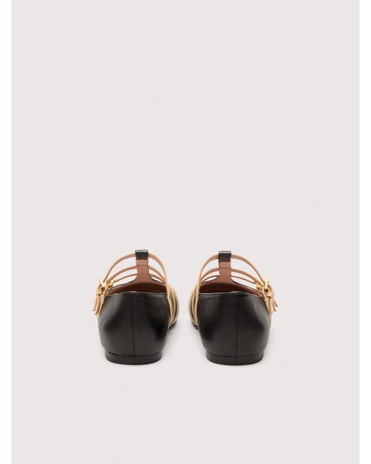 Coccinelle Multicolor Smooth Leather Mary Jane Flats Sven