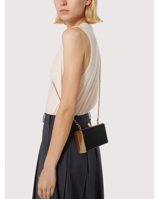 Coccinelle Pink Clutch Aus Glattleder Liv