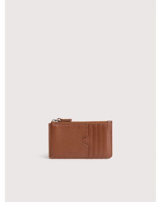 Coccinelle Multicolor Grained Leather Card Holder Smart To Go Small
