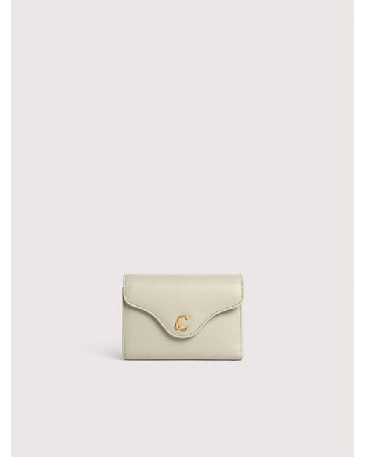 Coccinelle Natural Smooth Leather Wallet C-Me Medium