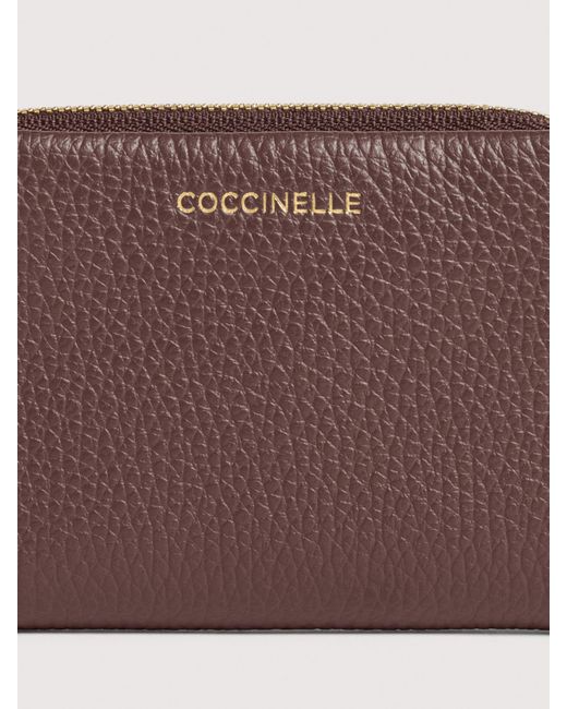 Coccinelle Multicolor Small Grained Leather Wallet C-Me Medium