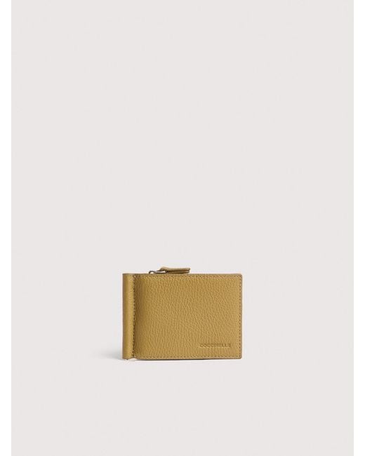 Coccinelle Natural Grained Leather Wallet Smart To Go Medium