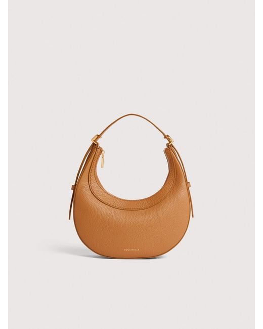 Coccinelle Pink Grained Leather Minibag Whisper Mini