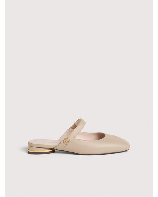 Coccinelle Natural Smooth Leather Clogs C-Everyday