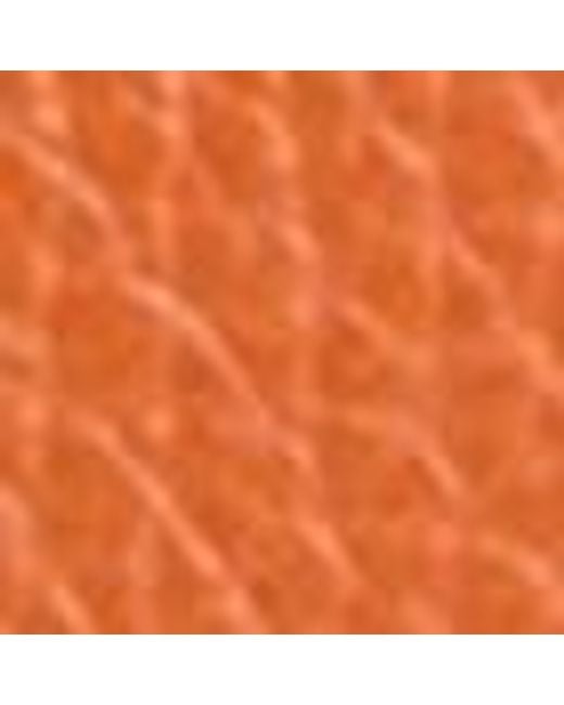 Coccinelle Orange Grained Leather Crossbody Bag Tebe Small