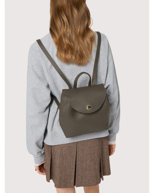 Coccinelle Multicolor Grained Leather Backpack Nikla Mini