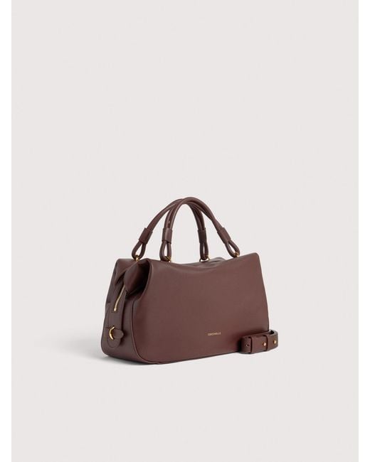 Coccinelle Pink Smooth Leather Handbag Lizzie Small