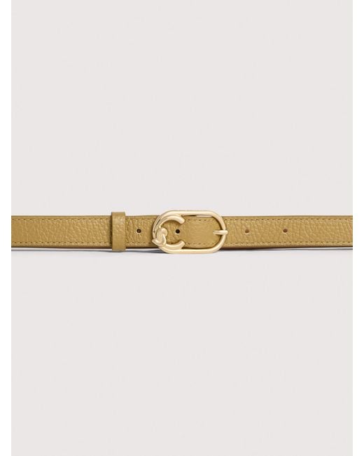 Coccinelle Natural Grained Leather Belt C-Me