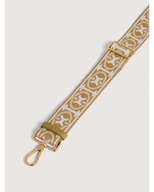 Coccinelle Metallic Jacquard Fabric Shoulder Strap Monogram