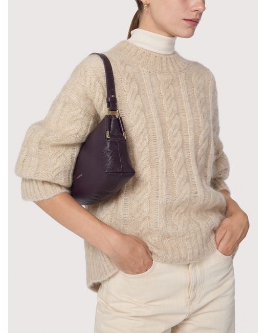 Coccinelle Natural Grained Leather Minibag Rebekka