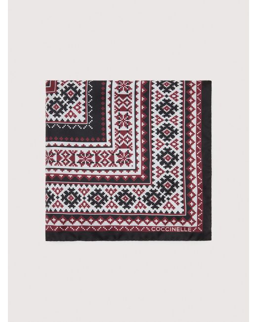 Coccinelle Multicolor Silk Foulard Nordic