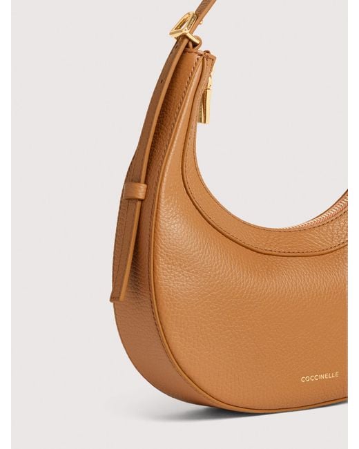Coccinelle Pink Grained Leather Minibag Whisper Mini