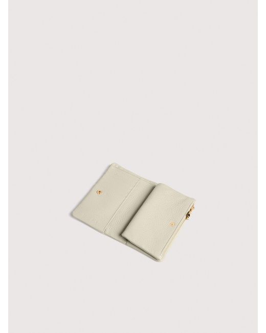 Coccinelle Natural Medium Grained Leather Wallet C-Me Large