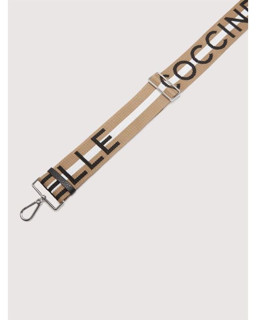 Coccinelle White Fabric Shoulder Strap Logo