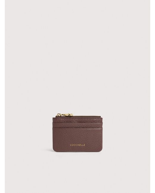 Coccinelle Multicolor Grained Leather Card Holder C-Me Small