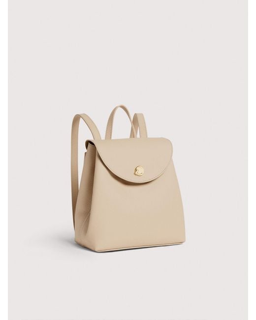 Coccinelle Natural Grained Leather Backpack Nikla Mini