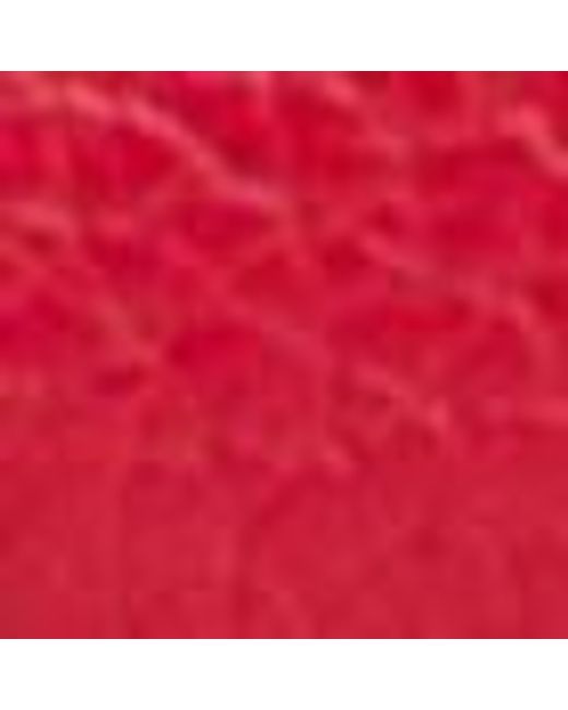 Coccinelle Red Grained Leather Bucket Bag Beat Generation Small