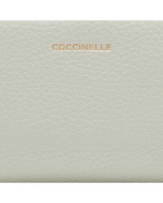 Coccinelle Multicolor Large Grained Leather Wallet Softy