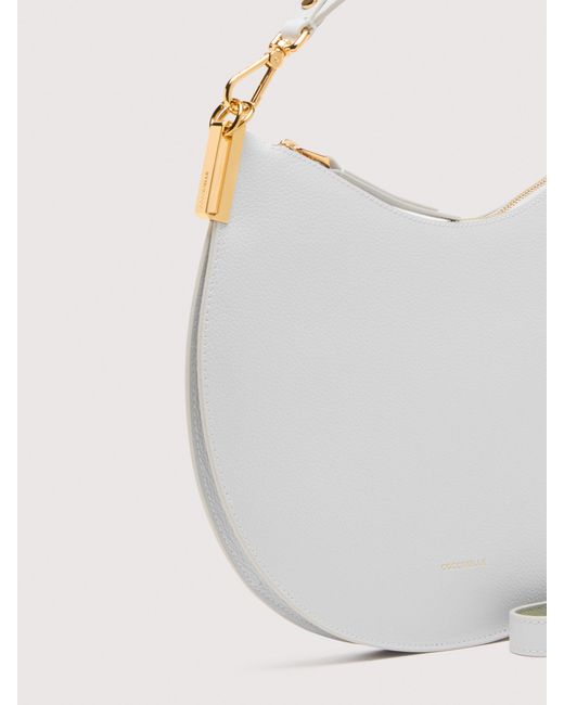 Coccinelle Multicolor Two-Sided Leather Shoulder Bag Sunup Medium