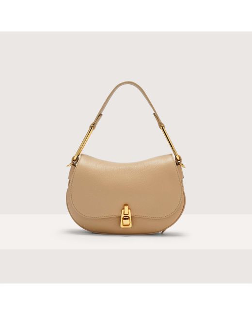 Coccinelle Grained Leather Handbag Magie Soft Mini in Natural | Lyst UK