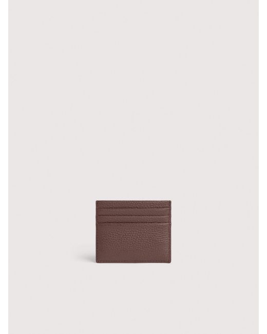 Coccinelle Multicolor Grainy Leather Card Holder Metallic Small